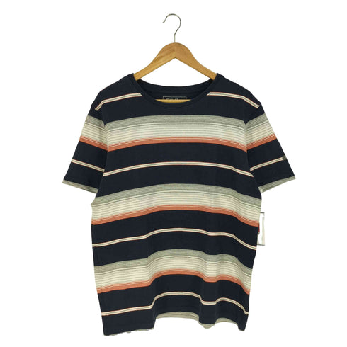 エディーバウアー Eddie Bauer マルチボーダー クルーネックTシャツ メンズ import:M