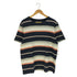 エディーバウアー Eddie Bauer マルチボーダー クルーネックTシャツ メンズ import:M