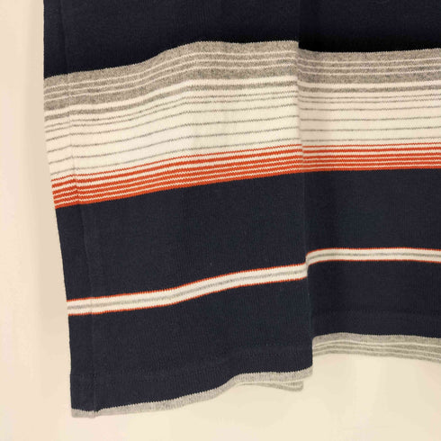 エディーバウアー Eddie Bauer マルチボーダー クルーネックTシャツ メンズ import:M