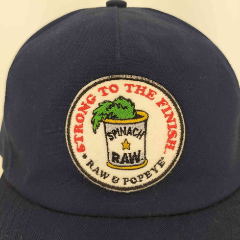 ポパイ POPEYE RAW ロゴ刺繍 キャップ メンズ