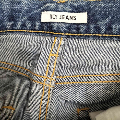 スライジーンズ SLY JEANS KENNY HR BAGGY-BC カットオフジーンズ レディース 25