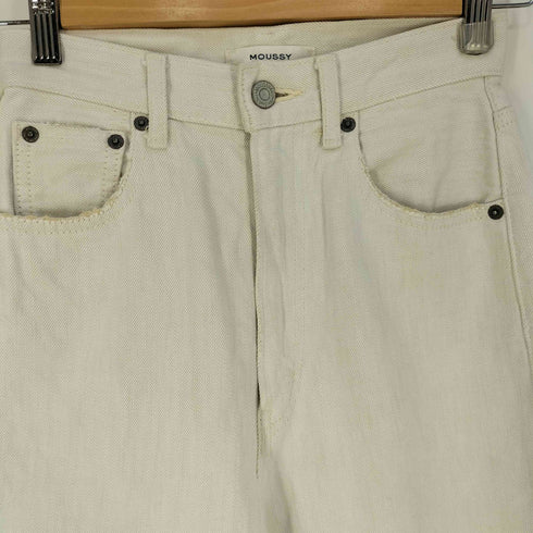 マウジー moussy HW WHT LOOSE STRAIGHT レディース 24