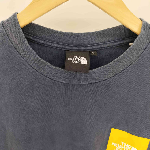 ザノースフェイス THE NORTH FACE L/S Square Logo Sleeve Tee ロングスリーブスクエアロゴスリーブティー メンズ import:L