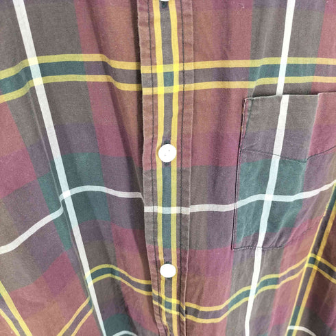 エルエルビーン シグネチャー L.L.Bean SIGNATURE SLIM FIT チェック レギュラーカラー L/S シャツ メンズ import:M