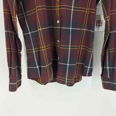 エルエルビーン シグネチャー L.L.Bean SIGNATURE SLIM FIT チェック レギュラーカラー L/S シャツ メンズ import:M