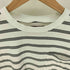ハイドアンドシーク HIDE AND SEEK ボーダー ポケット S/S Tシャツ メンズ import:XL