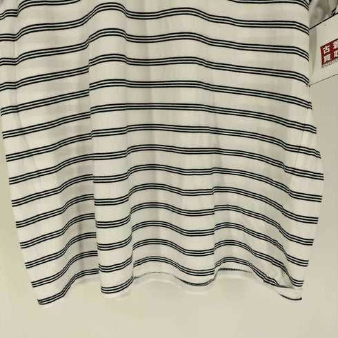 ハイドアンドシーク HIDE AND SEEK ボーダー ポケット S/S Tシャツ メンズ import:XL