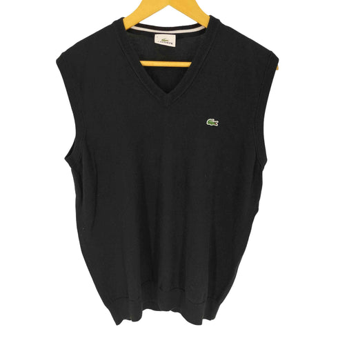 ラコステ LACOSTE ワンポイント 刺繍 Vネック コットン ニットベスト メンズ 5