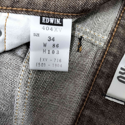 エドウィン EDWIN 404XV Exclusive Vintage Model XV ジップフライ デニムパンツ メンズ 34