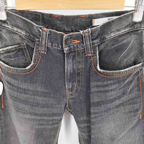 エドウィン EDWIN 401XVS シンチバック オレンジステッチ フレア デニム パンツ Y2K レディース 28