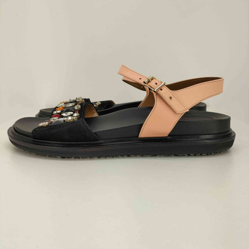マルニ MARNI ビジューストラップサンダル レディース EUR:38