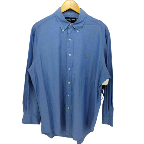 ポロラルフローレン POLO RALPH LAUREN YARMOUTH ポニー刺繍長袖シャツ BDシャツ メンズ M