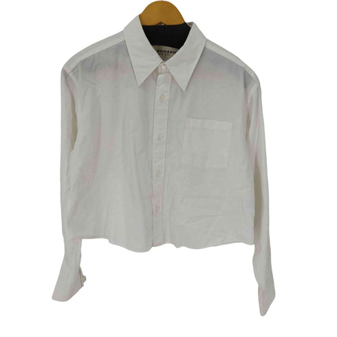 ザシンゾーン THE Shinzone L/S ショートシャツ クロップド丈 ワンポケット レディース JPN:34