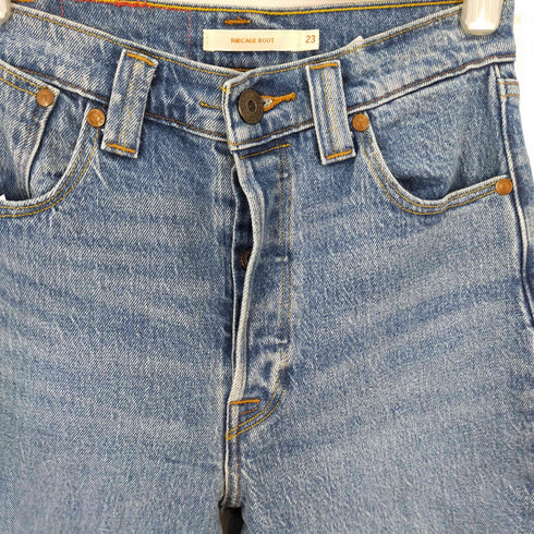 リーバイスレッド Levis RED RIBCAGE BOOT フレアデニムパンツ レディース W23/L29