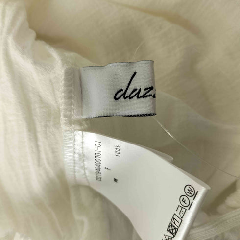 ダズリン dazzlin フリルカシュクールオフショルブラウス レディース FREE
