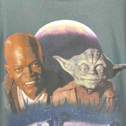 90S キャラクター 両面プリントムービーTシャツ メンズ import:XL