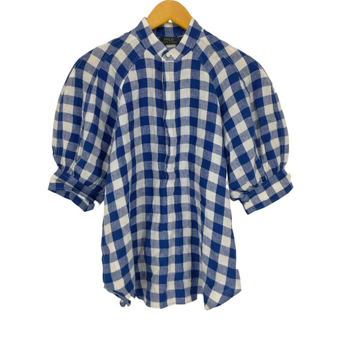 ポロラルフローレン POLO RALPH LAUREN チェックハーフボタンS/S ブラウス レディース JPN:2