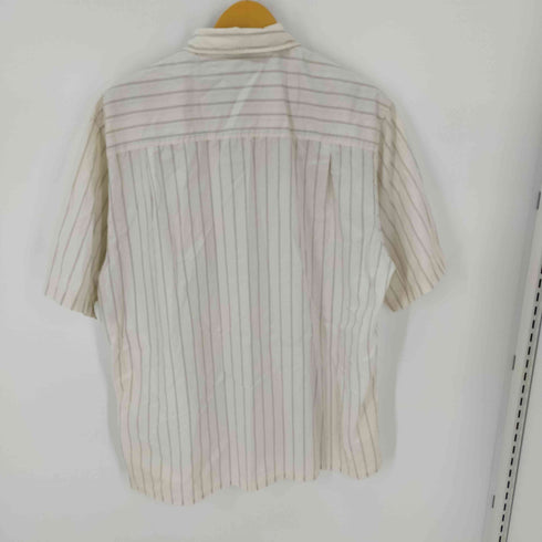 スティーブンアラン Steven Alan UTTER STRIPE OPEN COLLAR SHIRT ストライプ開襟シャツ メンズ import:XL