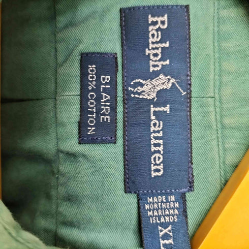 ラルフローレン RALPH LAUREN BLAIRE ポニー刺繍 B.D シャツ メンズ import:XL