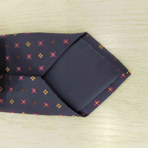 メーカーズシャツカマクラ Makers Shirt 鎌倉 総柄シルクネクタイ メンズ