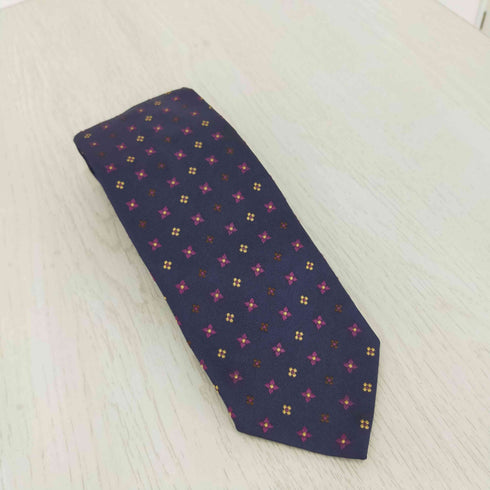 メーカーズシャツカマクラ Makers Shirt 鎌倉 総柄シルクネクタイ メンズ