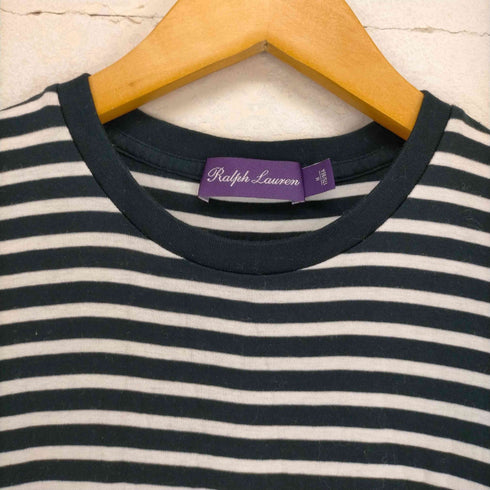 ラルフローレンパープルレーベル RALPH LAUREN PURPLE LABEL MADE IN USA コットンボーダーS/S TEE メンズ JPN:M