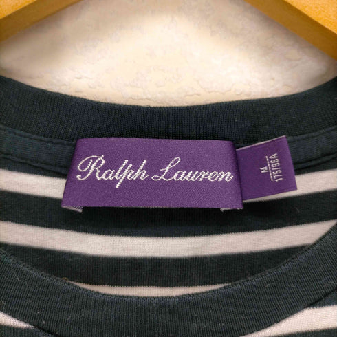 ラルフローレンパープルレーベル RALPH LAUREN PURPLE LABEL MADE IN USA コットンボーダーS/S TEE メンズ JPN:M