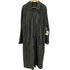 Tannery West 90S 本革 比翼 レザー ロング ステンカラーコート メンズ import:L