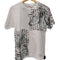 TAGS WKGPTY TAJIMA KAZUNALI WITHERED FLOWERS テキストプリントTシャツ メンズ JPN:S