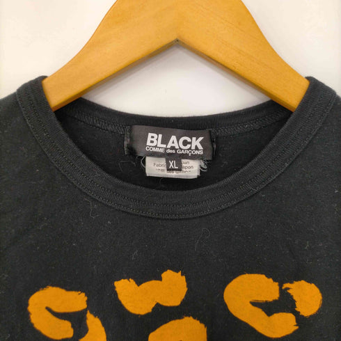 ブラックコムデギャルソン BLACK COMME des GARCONS AD2021 21SS Black Leopard Print T-Shirt メンズ JPN:XL