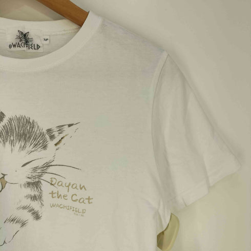 フルギ WACHIFIELD 猫 アニマルプリント クルーネックTシャツ レディース LF