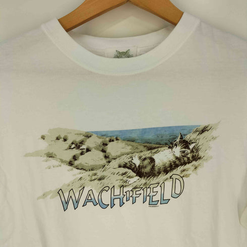フルギ WACHIFIELD 猫 アニマルプリント クルーネックTシャツ レディース LF