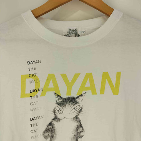 フルギ WACHIFIELD 猫 アニマルプリント クルーネックTシャツ レディース LF