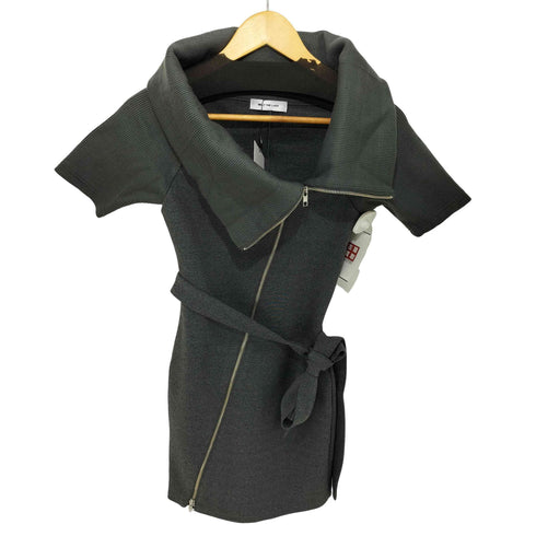メルトザレディ Melt the lady slash zipup mini dress ジップミニドレス レディース FREE