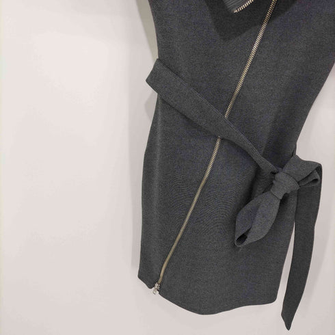 メルトザレディ Melt the lady slash zipup mini dress ジップミニドレス レディース FREE