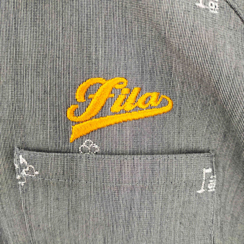 フィラ ゴルフ FILA GOLF 総柄刺繍ワンピース ゴルフウェア レディース JPN:L