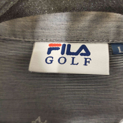 フィラ ゴルフ FILA GOLF 総柄刺繍ワンピース ゴルフウェア レディース JPN:L