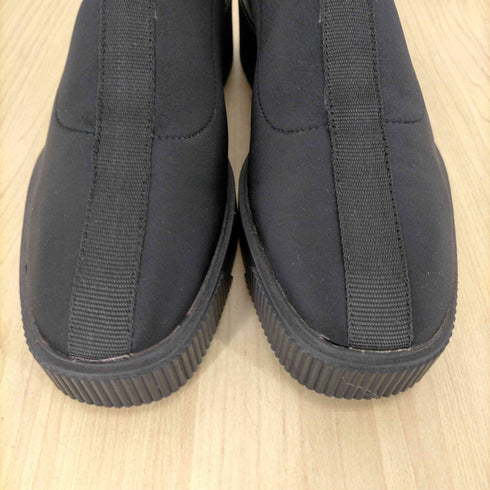 ザラ ZARA ブラックテクニカル素材ハイカットスニーカー レディース EUR:39