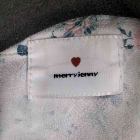 メリージェニー merry jenny flowerレースブラウス レディース FREE