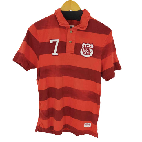 ナイキ NIKE ボーダーポロシャツ チームワッペン メンズ import:M