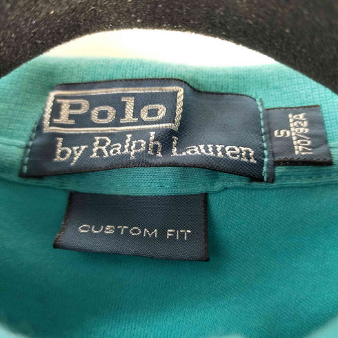 ポロバイラルフローレン Polo by RALPH LAUREN 90S CUSTOM FIT ワンポイントポロシャツ ポニー刺繍 メンズ import:S