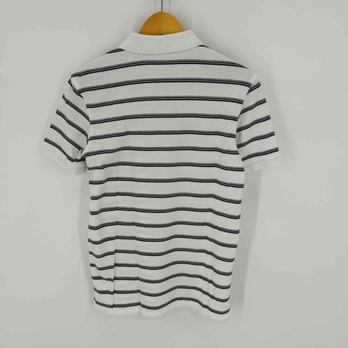ランズエンド LANDS END TAIL ORED FIT ボーダーポロシャツ メンズ import:M