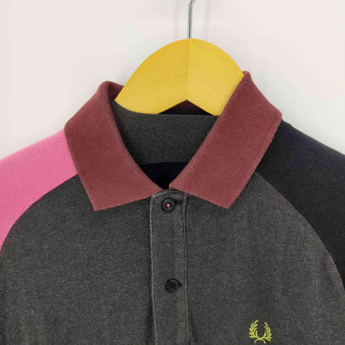 フレッドペリー FRED PERRY マルチカラーポロシャツ 鹿の子 メンズ import:S