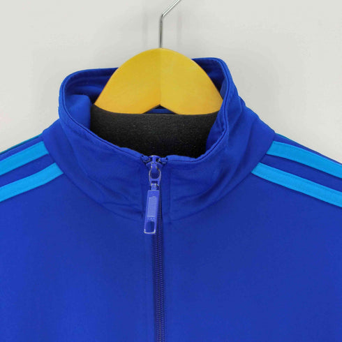 アディダスオリジナルス adidas Originals ファイヤーバード トラックジャケット ジャージ S ブルー ポリエステル トレフォイルロゴ メンズ JPN:L