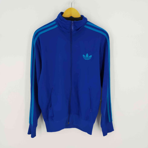アディダスオリジナルス adidas Originals ファイヤーバード トラックジャケット ジャージ S ブルー ポリエステル トレフォイルロゴ メンズ JPN:L