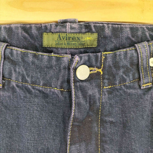 アヴィレックス AVIREX 製品染め デニムパンツ メンズ 32
