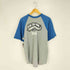 オーガスタスポーツウェア AUGUSTA SPORTSWEAR メキシコ製 プリント ラグラン クルーネックTシャツ メンズ import:L