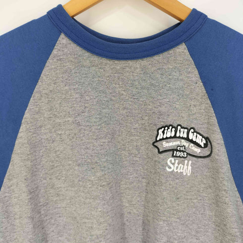 オーガスタスポーツウェア AUGUSTA SPORTSWEAR メキシコ製 プリント ラグラン クルーネックTシャツ メンズ import:L