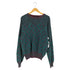 claybrooke イタリア製 総柄 アクリルウール クルーネックニット メンズ import:M