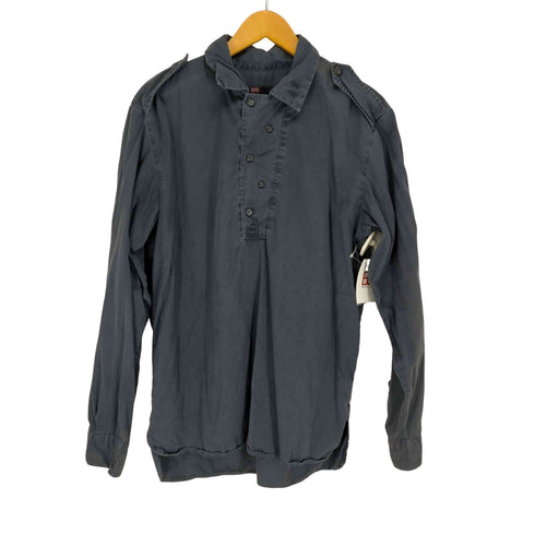 ディーゼル DIESEL 00s Dロゴ刺繍プルオーバーシャツ メンズ JPN:L